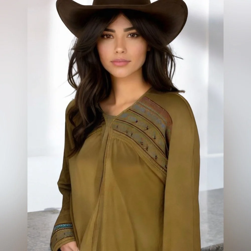 Double D Ranch Loraine beaded suede jacket. Absolutely beautiful condition. - Picture 4 of 14